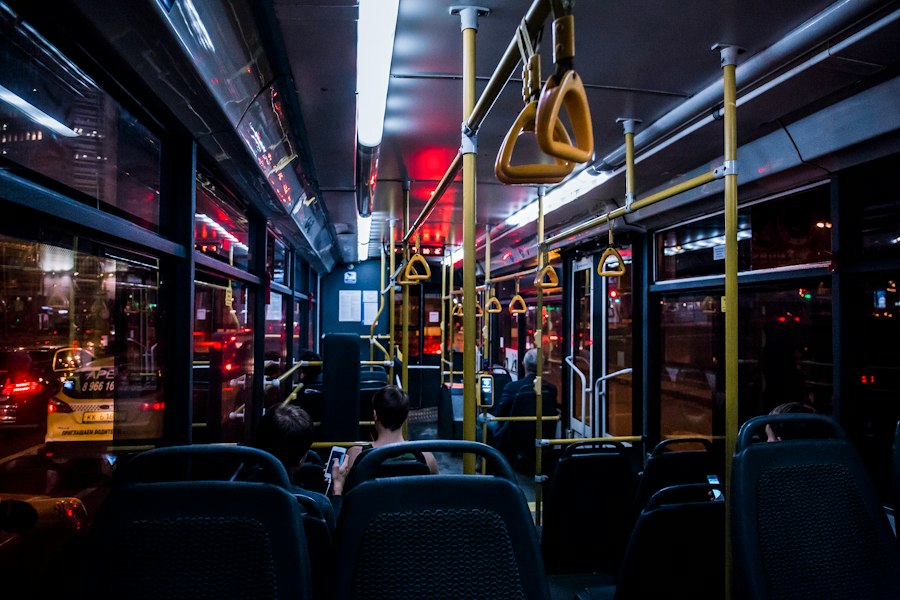 Photo public urban transport