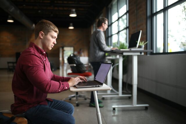 Photo ergonomic workspace