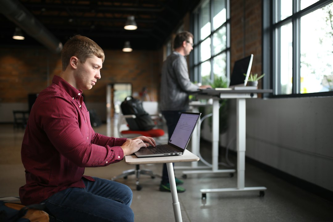 Photo ergonomic workspace